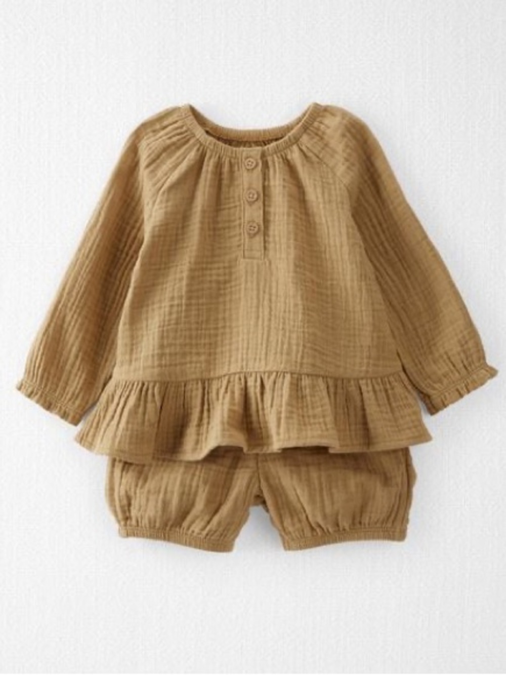 Little Planet by Carter's Baby Organic Cotton Gauze 2-Piece Sun Set